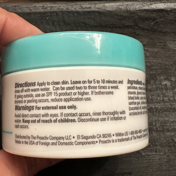 Proactiv Pore Purifier Amazonian Clay Mask Net Wt. 3 Oz/85g New & Sealed - Picture 7 of 12